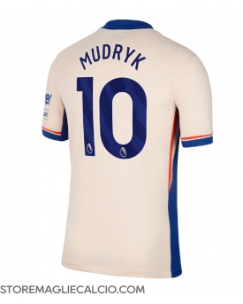 Chelsea Mykhailo Mudryk #10 Maglia Gara Trasferta Repliche 2024-25
